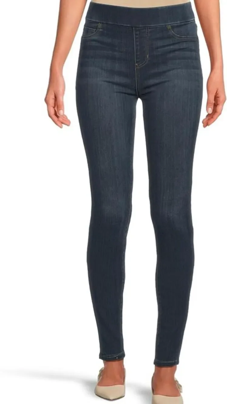 NWT Liverpool Elizabeth Super Skinny Jeans Womens Navy Denim Size 12P Petite